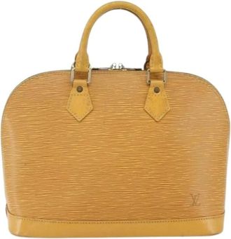 Louis Vuitton Pre-owned Handbags, female, Yellow, Size: ONE SIZE Pre-owned Vintage Handbag