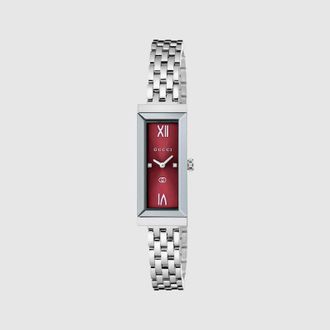 Gucci G-Frame Watch, 14x34mm, Steel, Steel