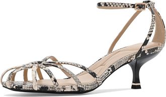 Kenneth Cole Genevieve Womens Sandals Black/White Snake : 8.5 M, Faux Leather