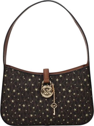 Michael Kors Borsa a Spalla Lyra Piccola - - Bags - Donna - Marrone - ONE SIZE