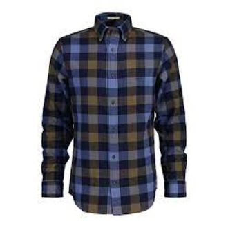 GANT Overhemd - Heren - Casual Overhemden - Veelkleurig - 3XL - Katoen - Overhemden