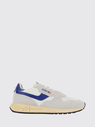 Autry Reelwind Nylon and Suede Bovine Leather Sneakers with Jagged Sole