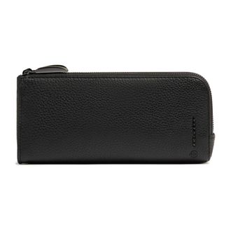 Piquadro Bags, male, Black, Size: ONE SIZE Leather Pouch with Glasses Compartment