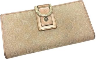 Gucci Pre-owned 141412 Lange portemonnee (bi-fold) - Dames - Vintage Accessoires - Roze - ONE Size - Vintage