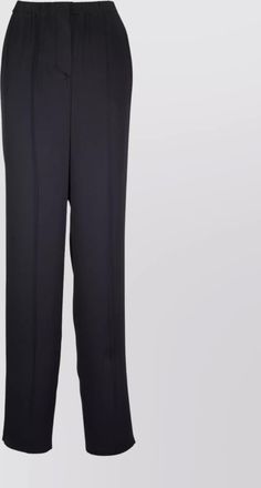 Giorgio Armani trousers silk satin elastic waistband
