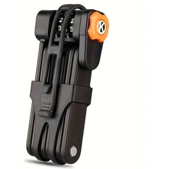 OEM Candado Para Bicicleta, Candado Plegable Para Bicicleta, Candado Port&aacute;til Plegable Para Bicicleta Con Llaves Y Soporte Para Candado, Robusto Candado D