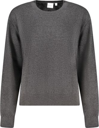 Pepe Jeans London Womens Relaxed Fit Round Neck Sweater - Grey Cotton - Size X-Small