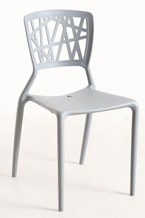 Regalos Miguel Sillas Comedor - Silla Delta - Gris Claro