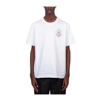 Casablanca Crew-neck T-shirt - male - Casablanca - T-Shirts - White - XL - Tops
