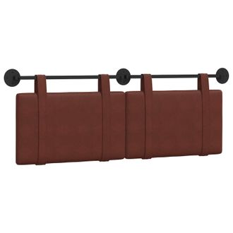 vidaXL Cabecero Colgante Marr&oacute;n Brillante Pu Antiguo Vidaxl