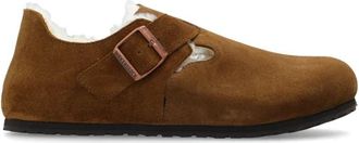 Birkenstock London Su&egrave;de Schoenen - Heren - Platte Schoenen - Bruin - 37 EU - Su&egrave;de - Schoenen