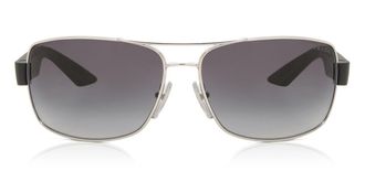 Prada PS50ZS 1BC09U Mens Sunglasses Silver Size 65