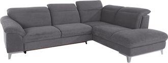 Cotta Ecksofa »Teresa L-Form« mit Kopfteilverstellung, wahlweise mit Bettfunktion