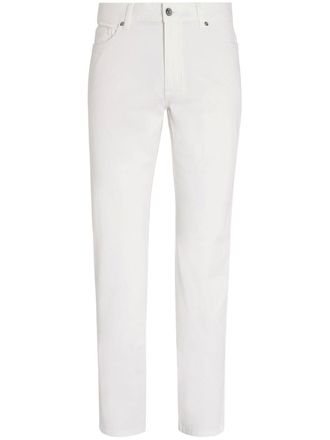 Ermenegildo Zegna Roccia slim-fit jeans - men - Elastane/Cotton - 38 - White