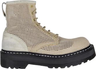 Premiata Lace-up Laarzen - Dames - Schoenen - Beige - Maat: 36 EU Leer