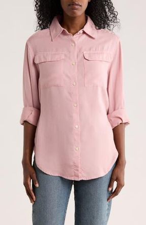 Tailor Vintage Utility Button-Up Shirt in Zephyr at Nordstrom Rack, Size X-Large