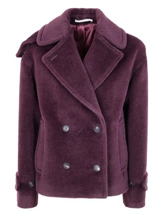 Tagliatore Sheila double-breasted jacket - women - Alpaca Wool - 44 - Red