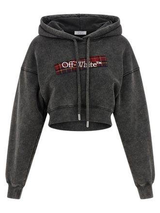 Off-white Check Flan Bookish Hoodie