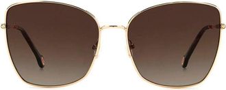 Carolina Herrera CHHER0133S000AC Gold Metal Sunglasses - Gold