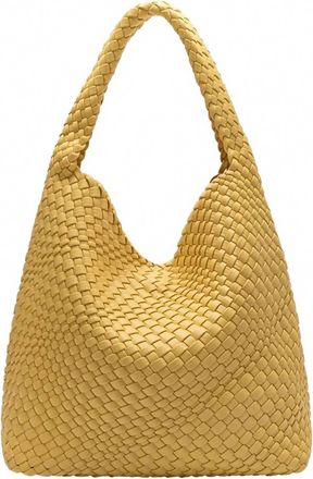 Melie Bianco Womens Johanna Shoulder Bag In Yellow