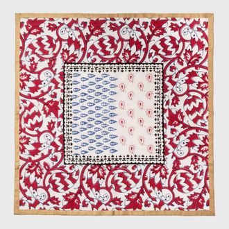 Joanna Buchanan Joyful block print napkin, set of two in Red at Nordstrom
