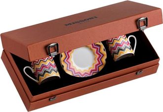 Missoni Coffee Cup & Saucer Set Of 2 In Luxury Box in Red at Nordstrom