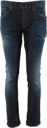 Dondup George Jeans - Heren - Slim Fit Jeans - Blauw - W35 - Katoen - Jeans