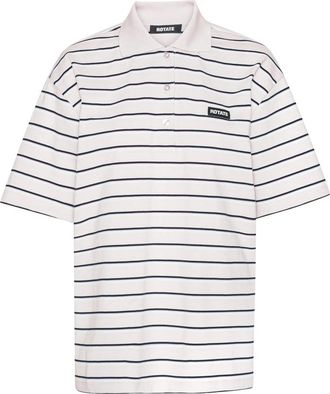 Rotate Striped Polo Shirt