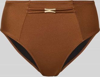 Marie Jo Marie Jo Slim Fit Bikinihose mit Logo-Detail Modell Hello Sunset in Mittelbraun, Gr&ouml;&szlig;e 36