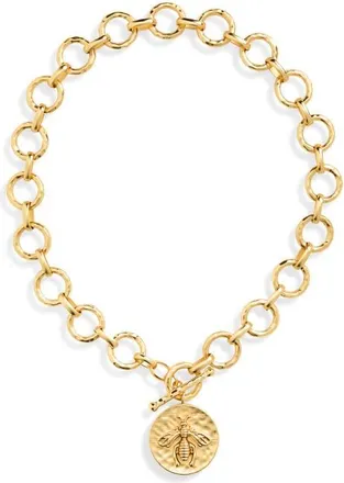 Karine Sultan Queen Bee Pendant Necklace in Gold at Nordstrom