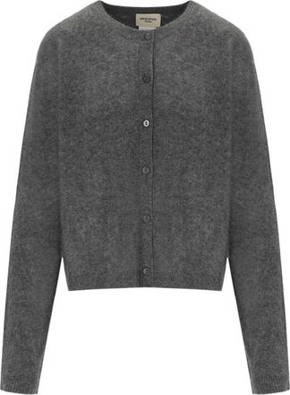 Max Mara Exposed Cardigan - Dames - Truien - Grijs - Maat: L Wol