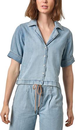 Lilla P Denim Cuffed Shirt