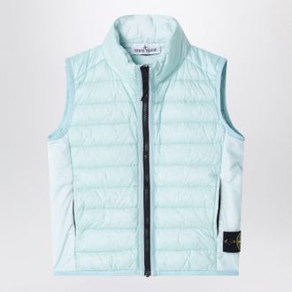 Stone Island Light blue zip vest