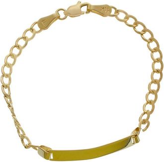 Italian Gold, Inc 10K 3.55Mm Curb Bracelet