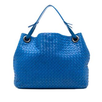 Bottega Veneta Tweedehands Medium Nappa Intrecciato Garda Tote