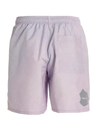 Objects IV Life Printed Tech Fabric Shorts - Lavender