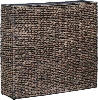 vidaXL Raised Bed with 4 Pots Water Hyacinth Brown vidaXL