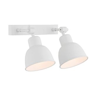 Netlighting Eufrat Twin Dome Wall Lamp White Structure