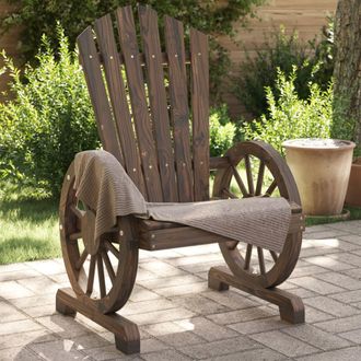 vidaXL Vidaxl - Sillones De Jard&iacute;n Adirondack 2 Uds Madera Maciza De Abeto