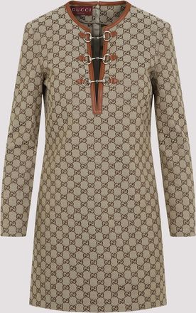 Gucci Gg Clamp Mini Dress