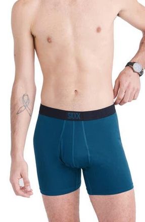 Saxx Ultra Supersoft Boxerf Briefs in Deep Ocean at Nordstrom Rack, Size X-Small