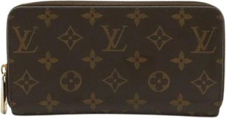 Louis Vuitton Pre-owned Wallets, female, Brown, Size: ONE SIZE Pre-owned Monogram Zippy Wallet