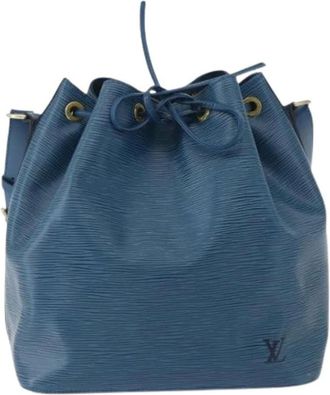 Louis Vuitton Pre-owned Bucket Bags, female, Blue, Size: ONE SIZE Pre-owned Vintage Bucket Bag