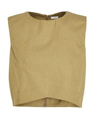 8 by YOOX ORGANIC COTTON SLEEVELESS CROP TOP