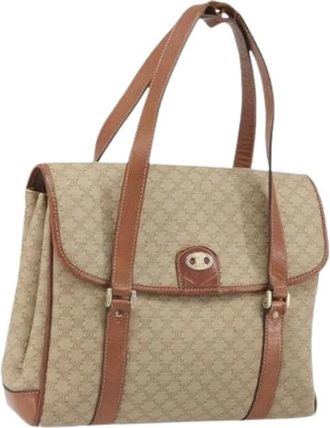Celine Pre-owned Shoulder Bags, female, Beige, Size: ONE SIZE Pre-owned Vintage Shoulder Bag