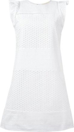 Michael Kors Dagjurk - Dames - Casual kleedjes - Wit - L - Kleedjes