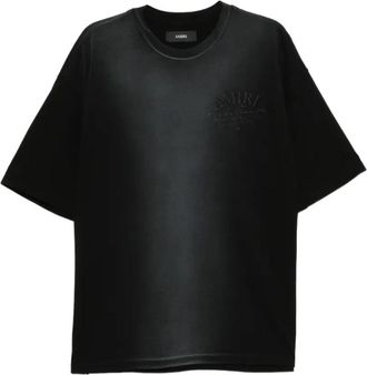Amiri Embroidered Logo T-Shirt - Heren - T-shirts - Zwart - 2XL - Katoen - Tops