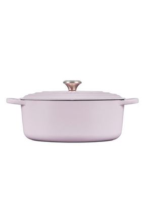 LE CREUSET Signature 6.75-Quart Oval Enamel Cast Iron French/Dutch Oven with Lid in Shallot at Nordstrom