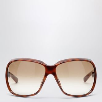 Gucci Havana Square Sunglasses