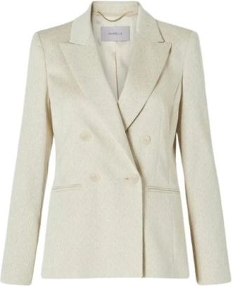 Marella Jacket Gio Crossbody - Dames - Blazers - Beige - M - Jassen